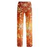 Women's Christmas Print Casual Pants with Loose Fit for Holiday Parties