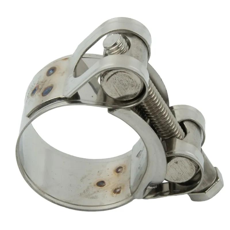Hose Clamps-Clips Stainless Steel Heavy Duty T Bolt Exhaust Type 1-50 For Engine Intake Hose Exhaust Clamps Turbo Pressure Hoses