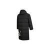 Puma Logo Print Solid Color Double Breasted Hooded Down Jacket Unisex Jackets Black 539730-01