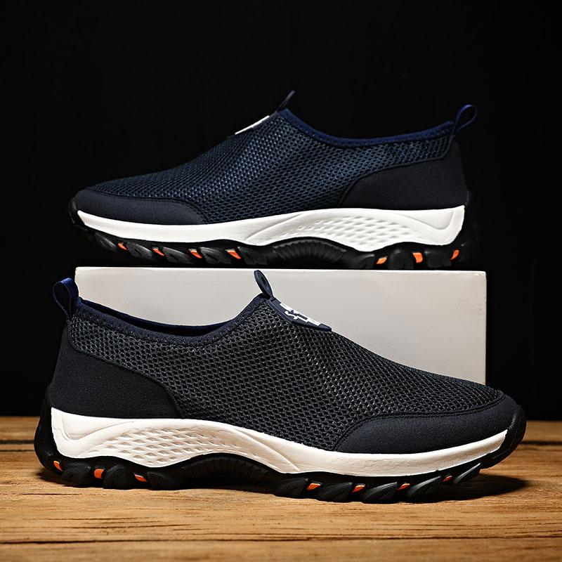 New Summer Men's Shoes Outdoor Casual Sneakers Lightweight Breathable Mens Loafers Slip-on New Men Shoes Zapatos Hombre