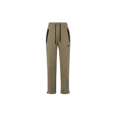 Tech Series Straight Leg Casual Comfortable Lace-Up Knitted Sports Pants Men Bottoms Olive-Green Black HJ6534-276