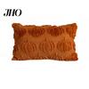Super Soft Velvet Pillow Covers Pumpkin Pattern Pillowcase Solid Color Hide Zipper Wool Fabric Case Halloween Cushion Cover Home Decor Back