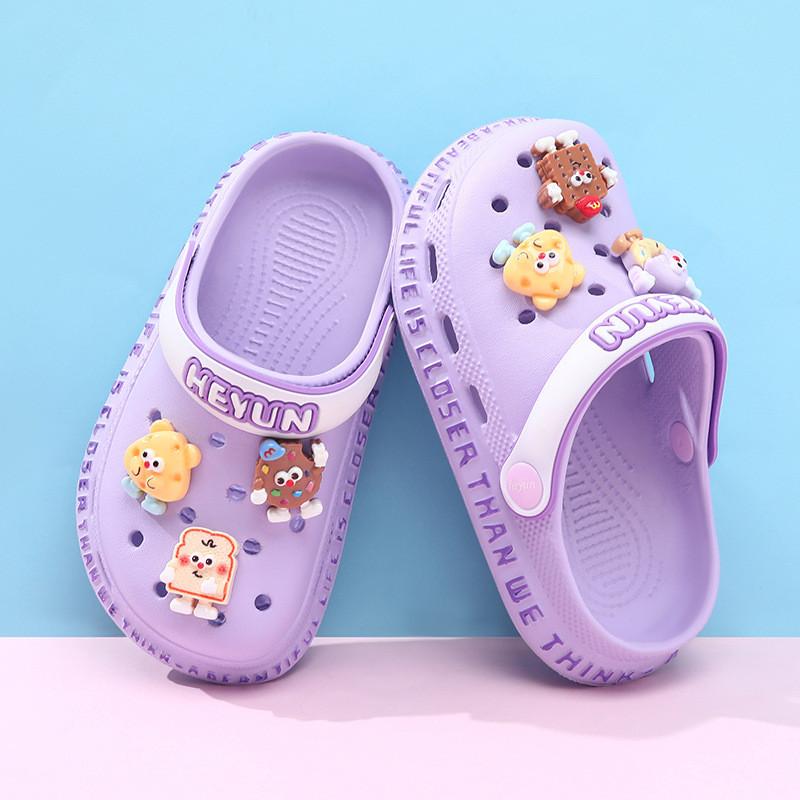 Summer Childrens Stylish Hole Shoes For Girls With Soft Antislip Eva Sole