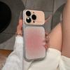 Glitter Large Window Gradient Case for For Iphone 17 16 1 Pro Max 14 13 Camera Protector Bling Colorful Shockproof Cover