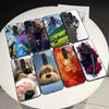Cute Cartoon Cats Flower Case For Xiaomi Mi 9T Redmi K20 Pro Poco F2 Tempered Glass Phone Case Protective Back Cover Hard Shell