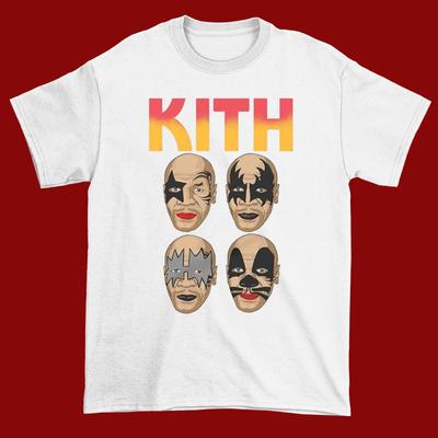 Kith T-Shirt Funny Mike Tyson Funny Christmas Shirt S-234XL WHite PA041