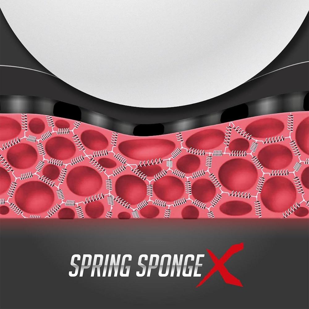 Butterfly Stolní tenisové potahy Zaiya03 Vysoké napětí Červená Černá 2.5 2.7