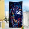 Football Player Jersey Beach Towel Super Soft Microfiber Quickdry Fabric Comfortable Lightweight
