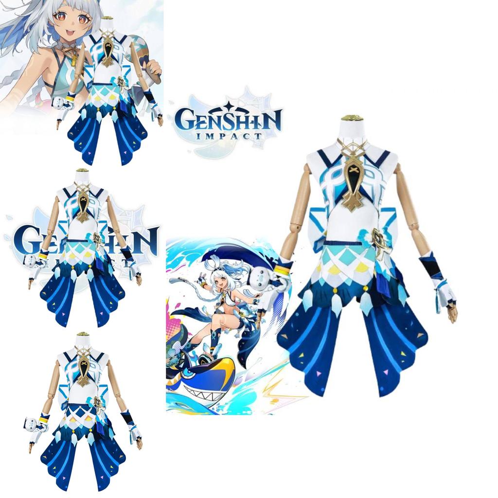 Adorable Marani Cosplay Costume For Genshin Impact Featuring Cute Fresh Style And Accessory Set