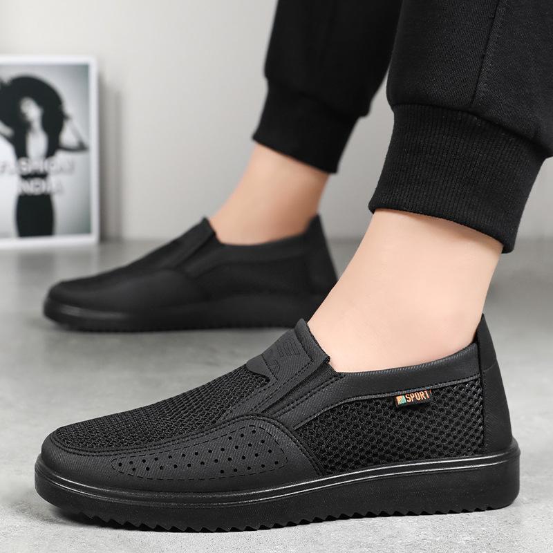 Men's Shoes Summer New Casual Shoes Breathable Mesh Single Shoes Comfortable Dad Shoes Cloth Shoes Men