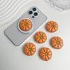 Cute Tomato Phone Stand Magnetic Socket Grip Phone Holder For Magsafe IPhone Mac Samsung Safe Ring Finger Expanding Stand