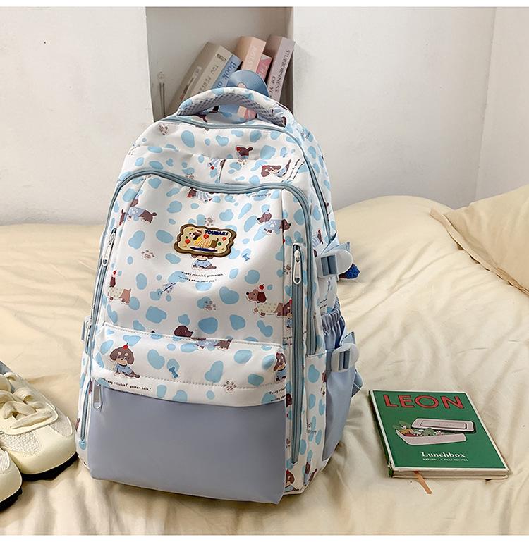 Ultra-light Backpack for Girls: Ideal for Middle & High School Students, Printed Laptop Backpack, Outing Handbag, Shoulder Bag