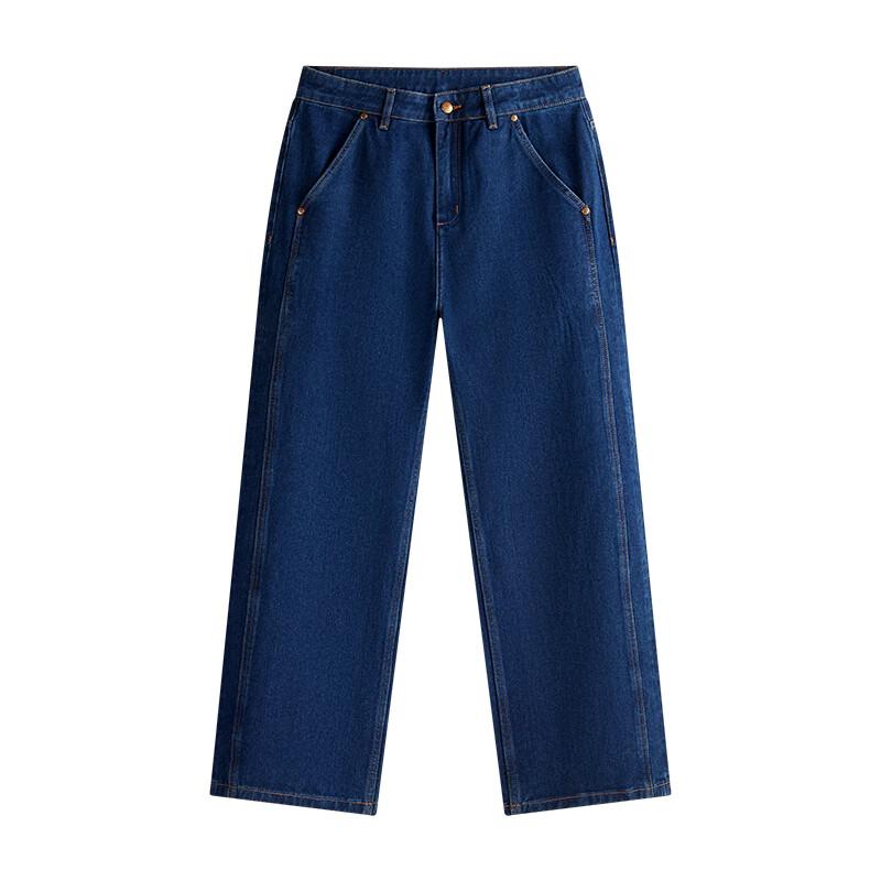 NVG·YOUNG Men's Cotton Loose Straight Jeans