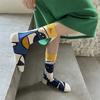 Personality Tide Socks Fashion Ins Trend Graffiti Sports Couple Socks In the Tube Letter Embroidery Cotton Socks