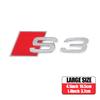 For Audi Sline TT RS Quattro A3 A4 A5 A6 A6L S Q3 Q4 Q5 Q6 Q7 3D ABS Car Trunk S3 S4 S5 S6 S7 S8 Sticker Badge Auto Accessories