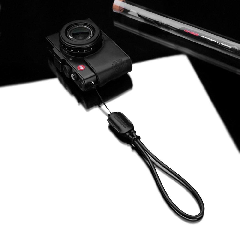 GARIZ Genuine Leather Camera Wrist Strap Black XS-WS1