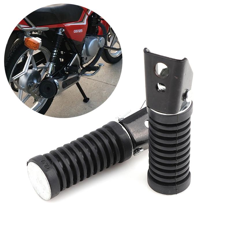 1Pair Motorcycle Rear Footrests Motorbike Foot Pegs Bracket For Suzuki GS125 GN125 Motocross Motorcycle Accessories Pedals