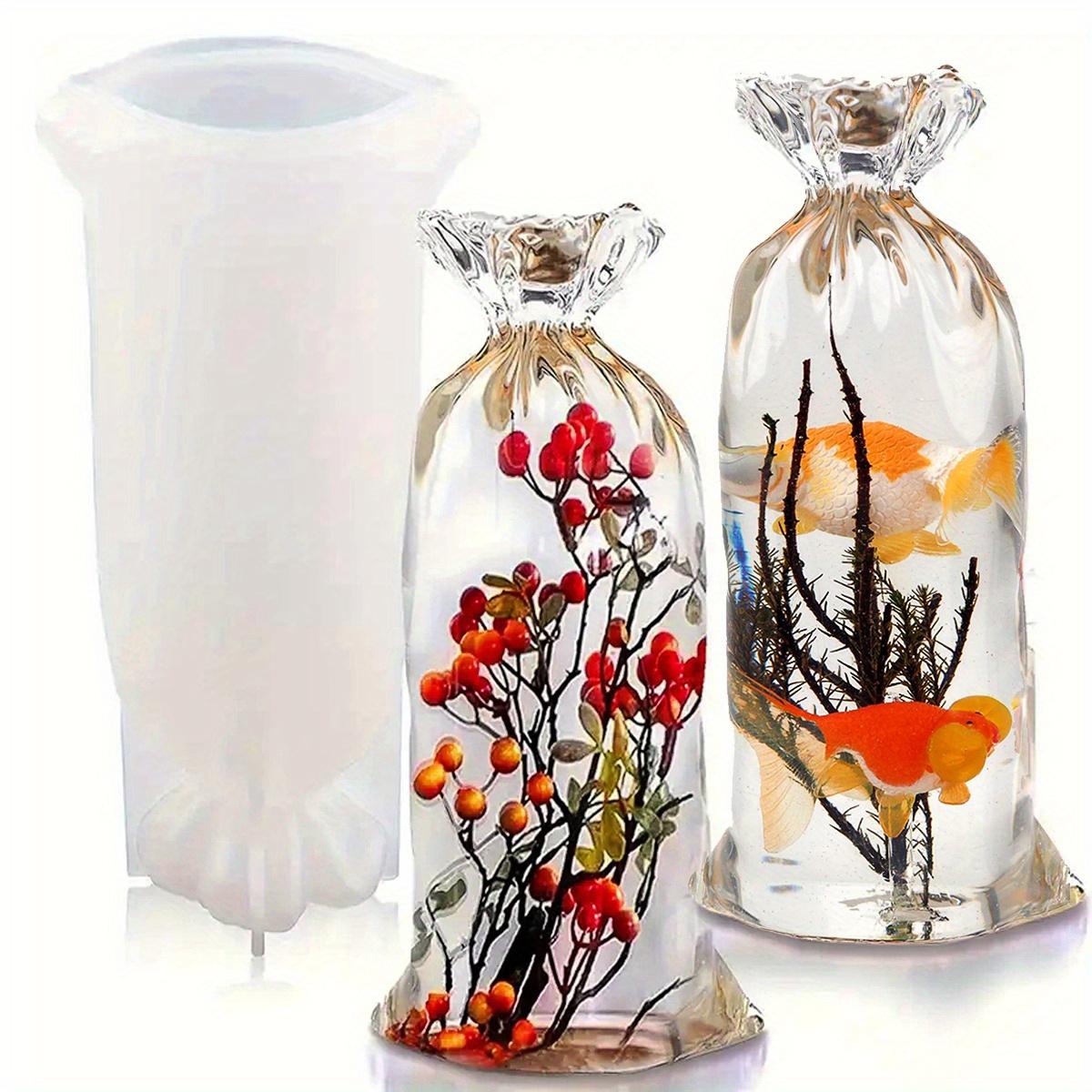 

Lucky Bag Resin Mold, Resin Casting Silicone Mold, DIY Lucky Bag Silicone 3D Resin Mold, Perfect for Home Desktop Decor Flower Specimen 1pc Lucky Bag Bottle Silicone Mold