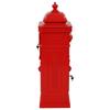 Aluminium Kolom Brievenbus Vintage Stijl Roestbestendig Rood