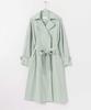 Sense of Place Volume Sleeve Trench One Women's Coat, AA14-27B001, L.GREEN