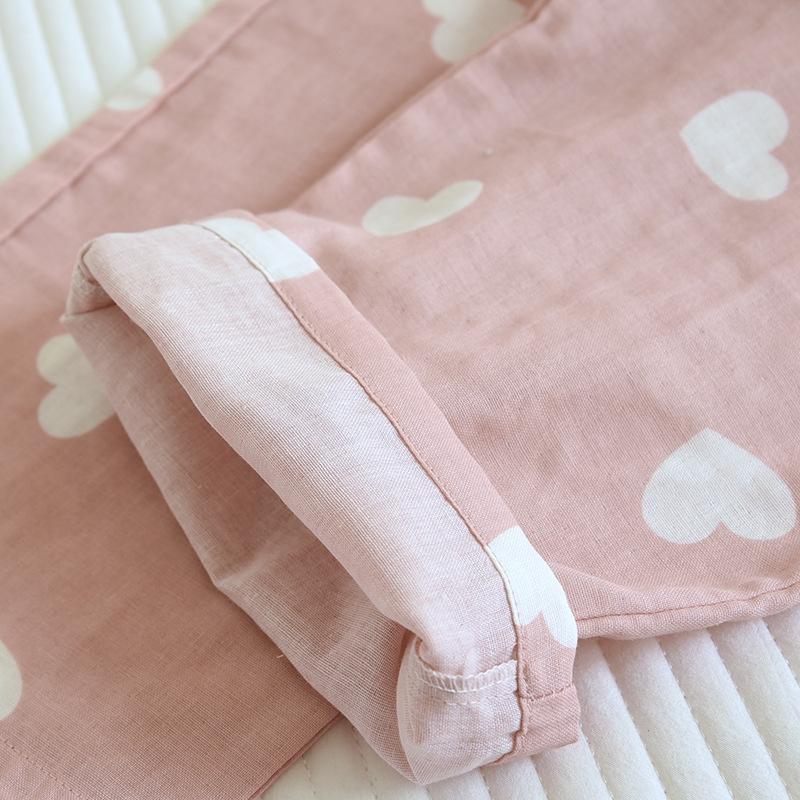 Nuovo Set Pigiama Primavera e Autunno Donna 100% Cotone Manica Lunga Pantaloni Due Pezzi Amore Adorabile Dolce Set Arredamento Casa