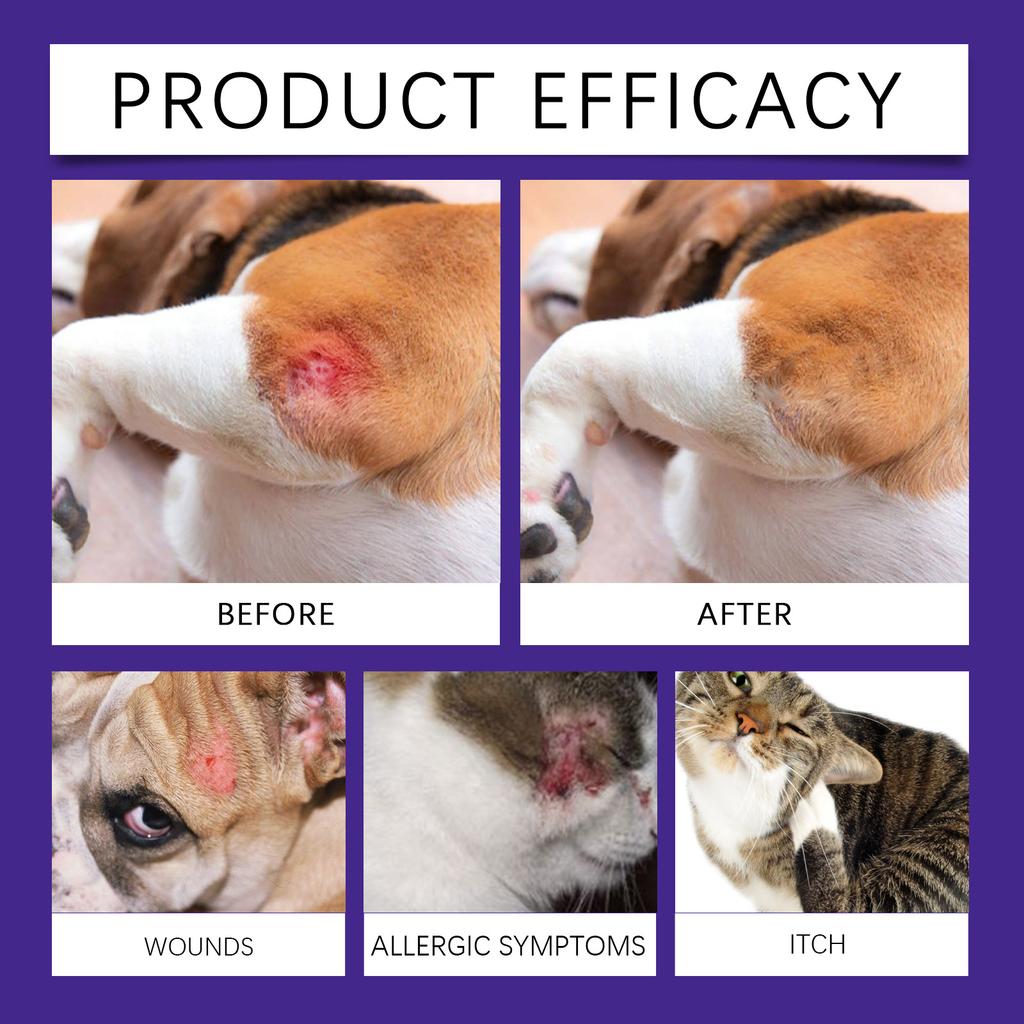 Skin Care Gel, Pet Cleaning Gel, Reduces Discomfort, Moisturizing Gel