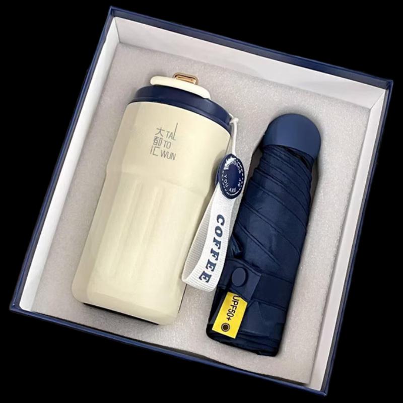 Stainless Steel Umbrella Drinkware Set