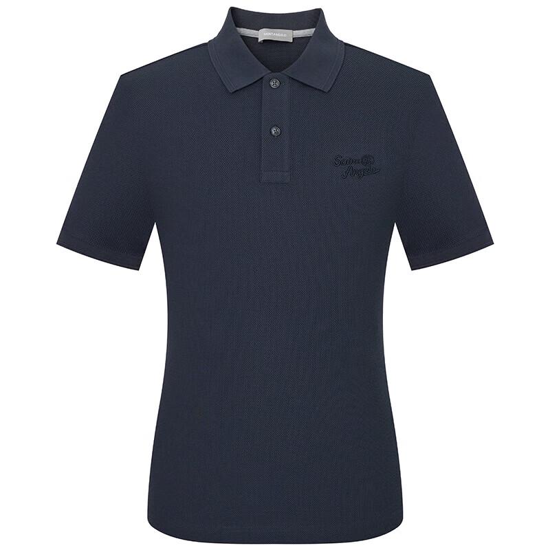 Baoxiniao Men's Short Sleeve Solid Color Polo Shirt