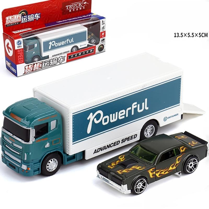 1:64 Scania Container Truck American Container Truck Alloy Diecast Model Car Mini GT Vehicle Toy Models Miniature Cars Birthday