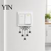 Easy Peel-and-Stick Halloween Decal Spider Web Light Switch Sticker, Upside Down Decal, Removable Anti-fade Long Lasting Wall Decals, PVC Waterproof