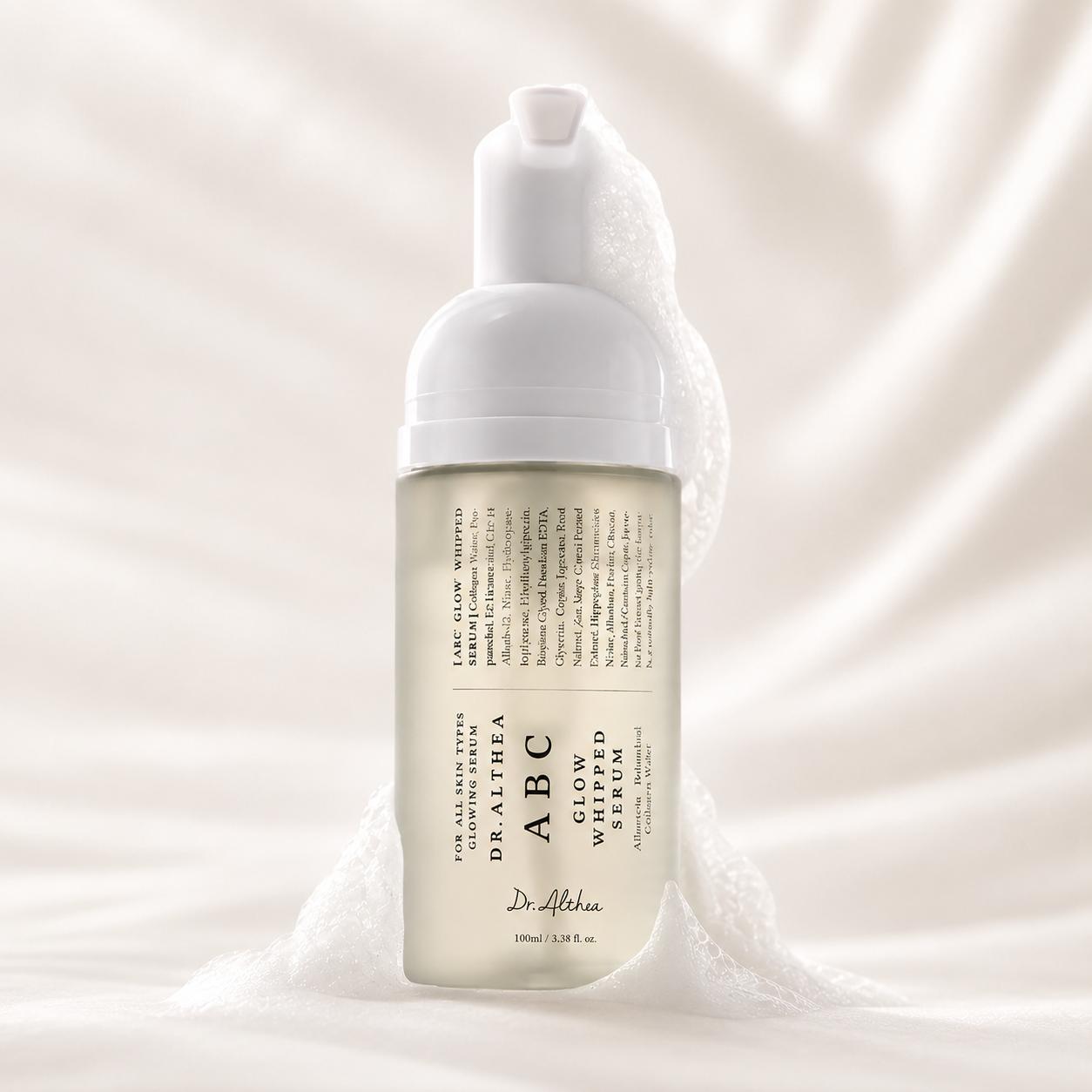 

Dr.Althea ABC Glow Whipped Serum 100ml Korean Brightening Hydrating Facial Serum for Radiant Glass Skin