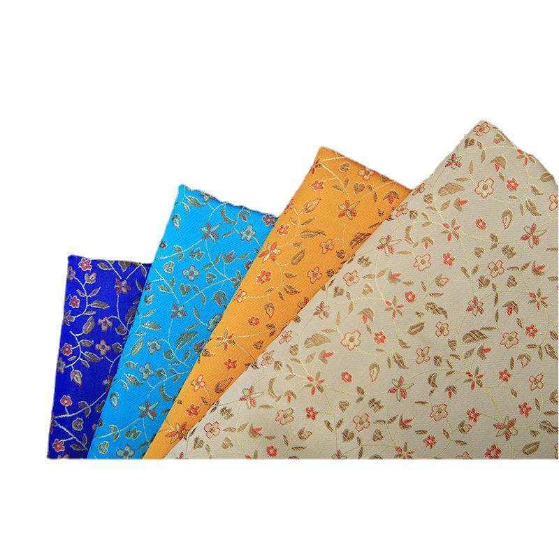 Brokat Reisblume Hanfu Nylongewebe für Hochzeit Xi Pa Überwurf & Cheongsam DIY