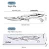 Stainless Steel Multifunctional Kitchen Scissors for Cutting Food and Chicken Bones