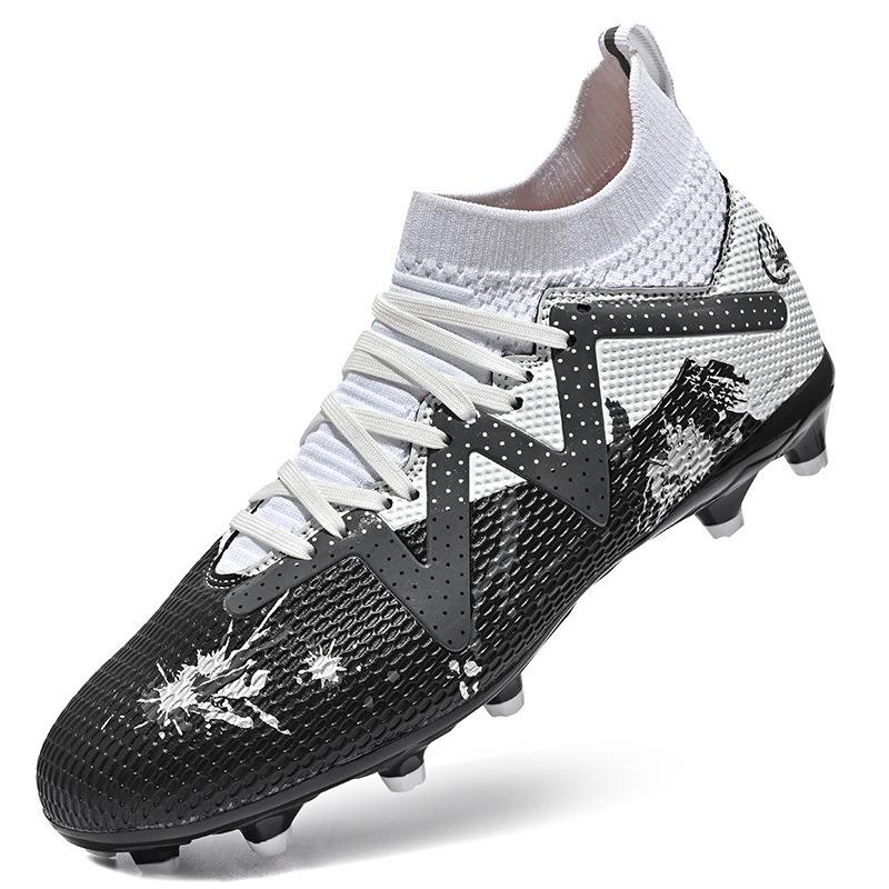 Broken Youth Spikes Children's Women's Football Shoes Men's Football Shoes Sports Training Foreign Trade High-top Nails