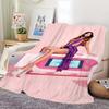 Singer E-Emilia Mernes Mp3 Music Blanket Skin friendly comfort warm soft plush blanket suitable sofa living room office bedroom