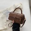 Borsa a tracolla in pelle PU per donna Borsa a mano - Borse a tracolla alla moda Borsa da ascella vintage Borsa quadrata