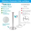 Countertop Paper Towel Holder with Weighted Anti-Slip Base Rust-Proof Corrosion Resistant Stainless Steel Paper Towel Holder