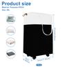 75/90L Laundry Basket Collapsible Laundry Hamper with Wheels Clothes Hamper with Handles for Home Dorm Bathroom Laundry Room