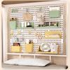 Hole Board Dormitory Wall Shelf Free Punching Adhesive Study Wall Mount Students Study Wall Mounted Storage Rack Home Decoration