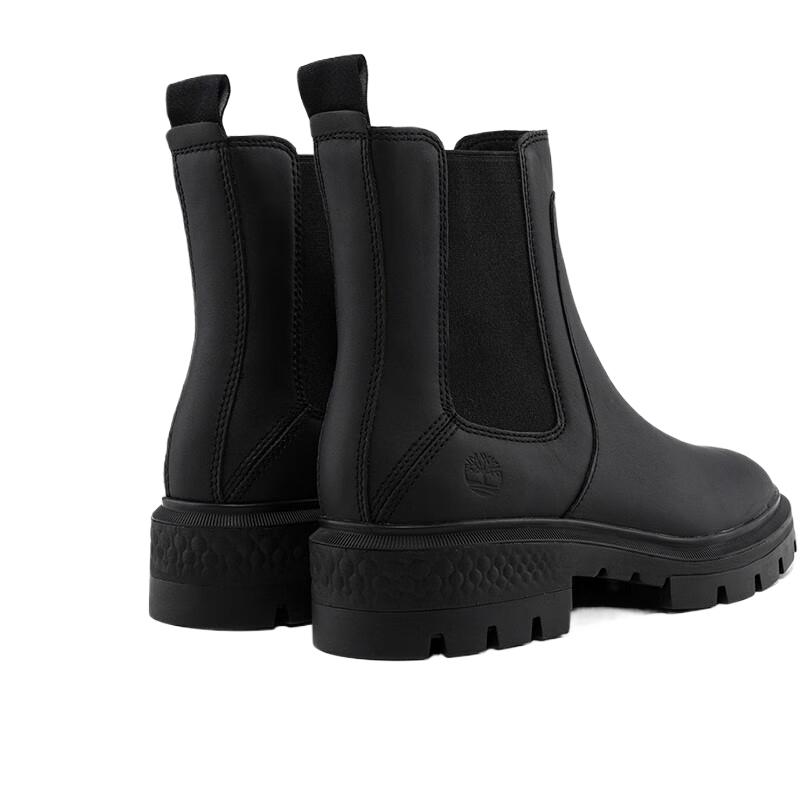 Timberland Slip-Resistant Breathable Casual Mid-Calf Chelsea Boots Women boots Black A5ND7