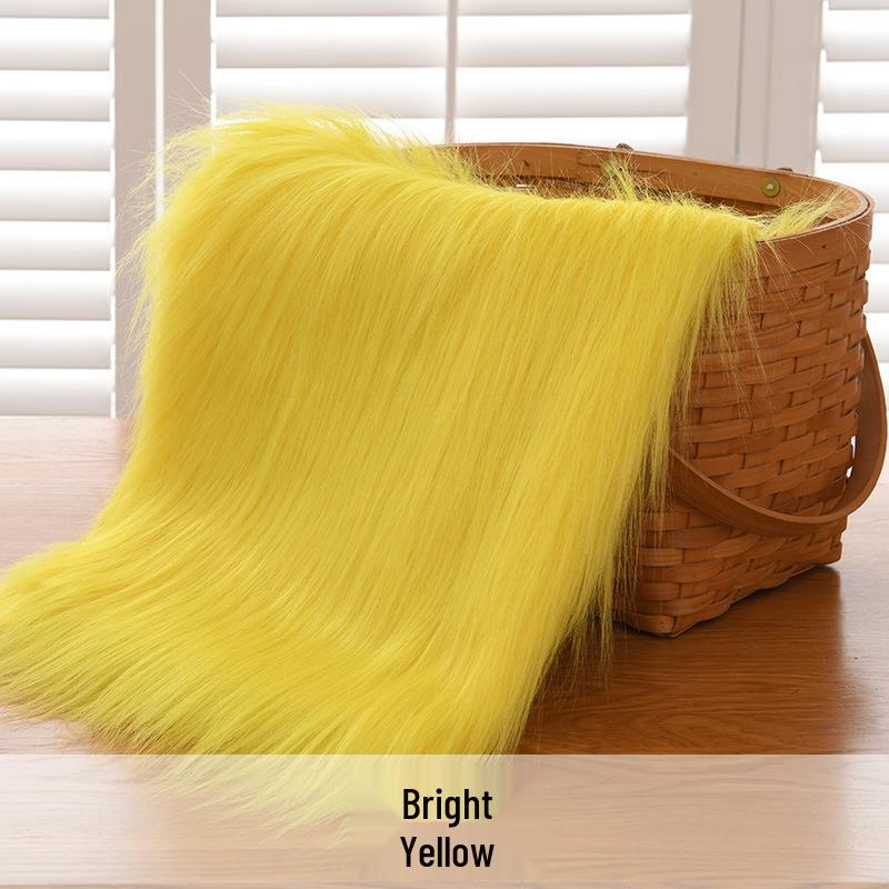 12cm Long Pile Faux Fur Fabric for Cosplay and Fursuit Toys