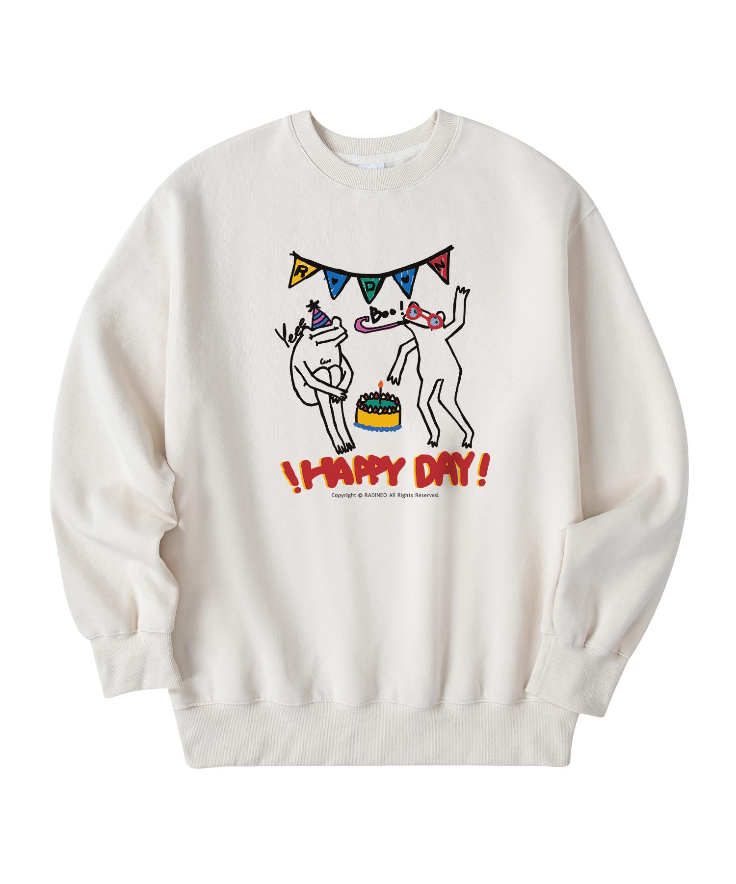 Radineo Happy Day Sweatshirt Cream L