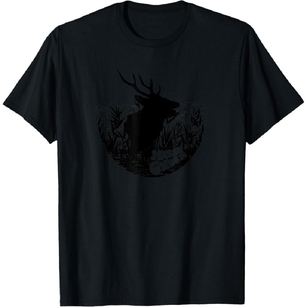 

Marsh Ghosts Sika Deer Delmarva Swamp Hunting T-Shirt XXXXXL чорний