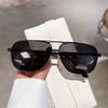 Oversized Vintage Sunglasses Men Women UV400 Photochromic Double Bridge Driving Sun Glasses Fashion Eyewear