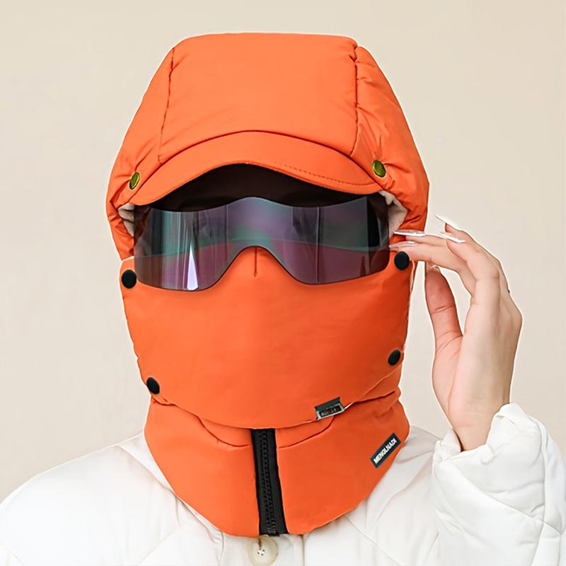 

Зимние очки Дизайн Шапка для катания Флисовая подкладка Водонепроницаемая Защита от холодной погоды Удобная Многоцветная оранжевый