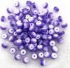 TX02 50 Piezas 8mm Hermosas Redondas Transparencia Cuentas Sueltas Rayas Departamento de Joyería DIY Pulsera Asequible Accesorios de Tendencia Cuentas
