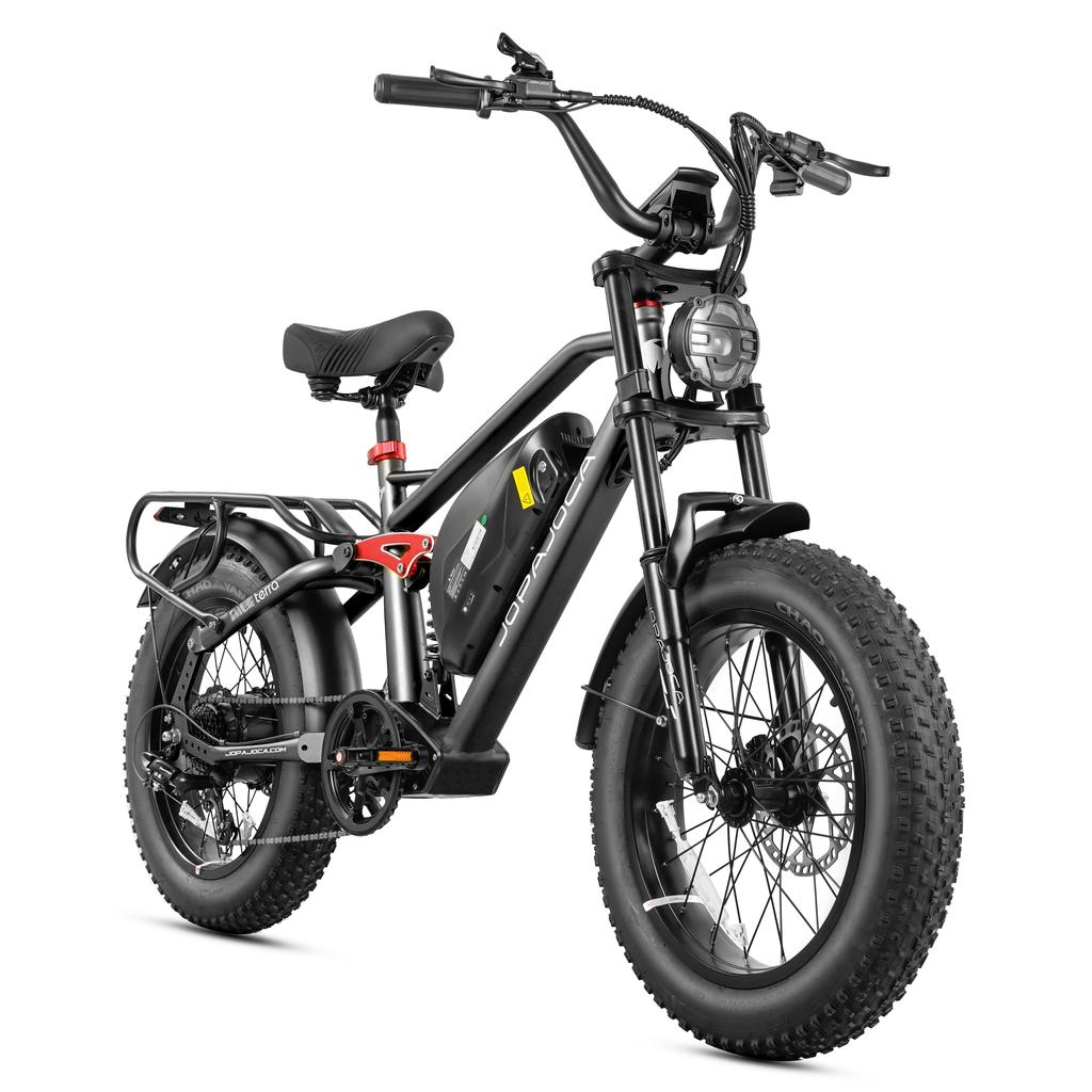 EAhora Terra Black/Green/Blue 1000W Single Motor 48V15AH Detachable Battery 20 * 4.0-inch Tire City Road with Suspension Electric Bicycle
