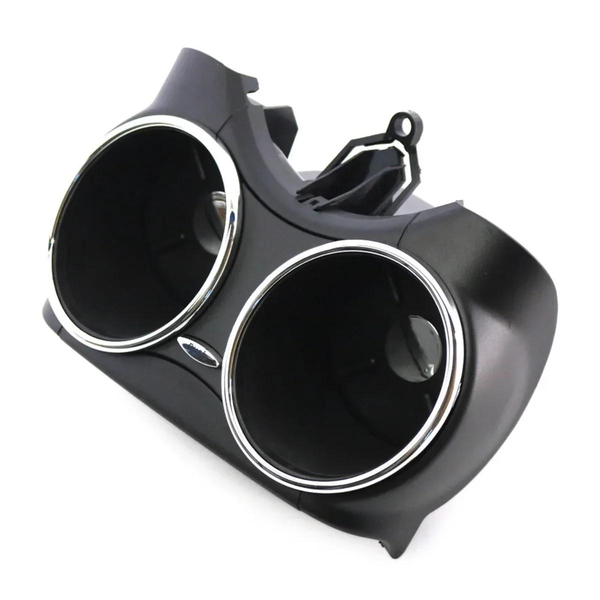 

For Mercedes-Benz CLS C219 W219 2004-2010 car center console cup holder black/carbon look 2196800414