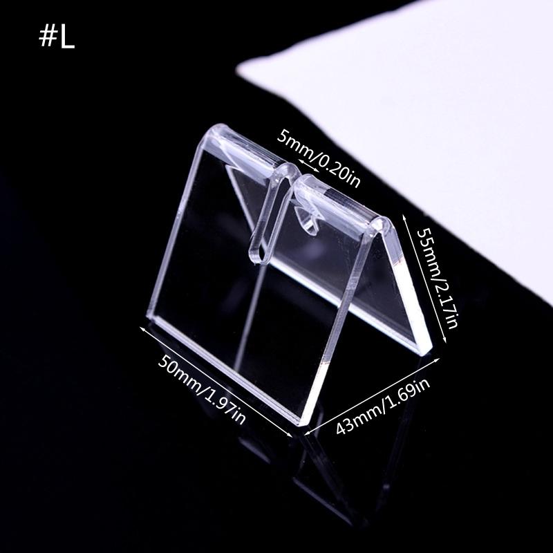 Lightweight Acrylic Knife Display Stand Pocket Knives Easel Holder Hunting Survival Knife Rack for Kitchen Office