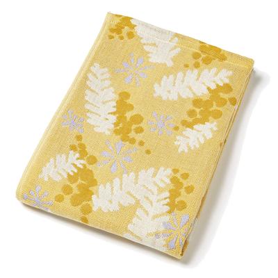 Kusunokibashi Monori Toalha de Banho Imabari DS Gaze Leve Herbário Mimosa Feito em 60 x 120 Design de Produto, Japão, Amarelo, Aprox.. cm, Número